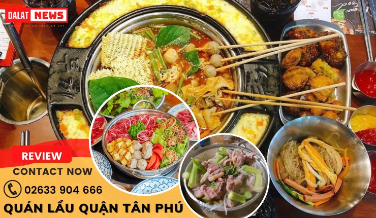 Quán lẩu quận Tân Phú