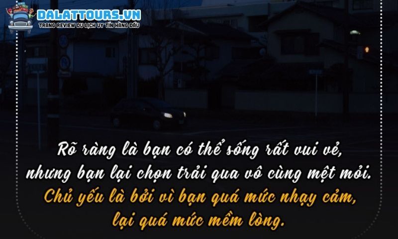 STT mệt mỏi buồn