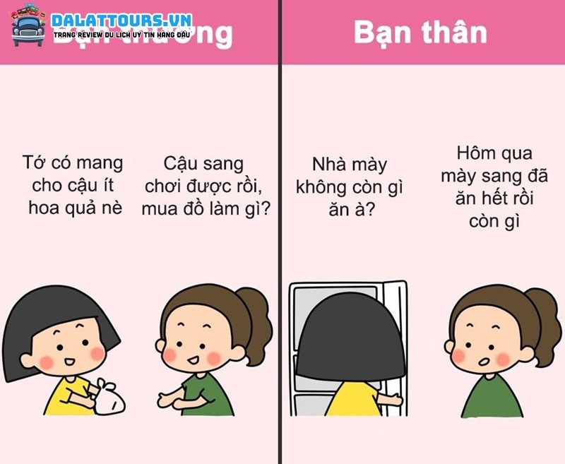 Những câu nói hay về tình bạn hài hước