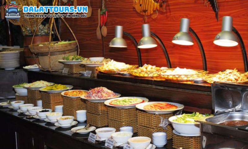 Buffet 123K Nướng hấp dẫn