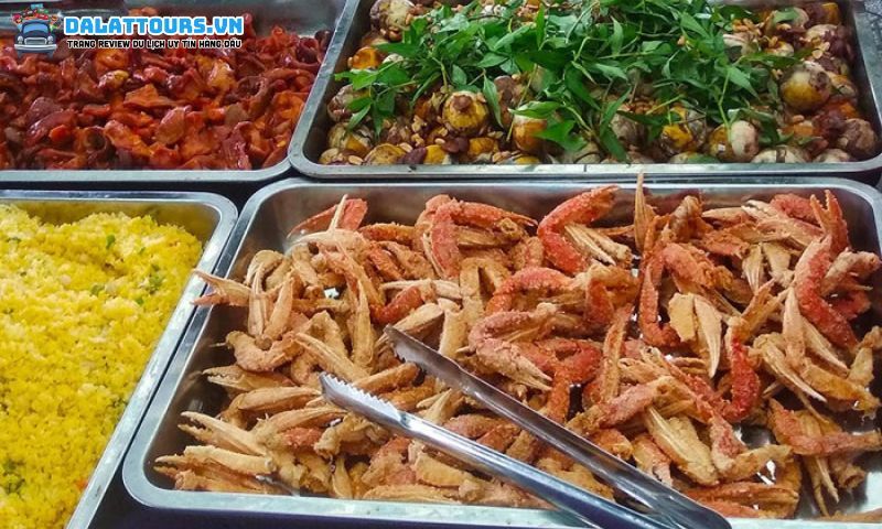 Các món BUFFET chay D’GEMMA hấp dẫn