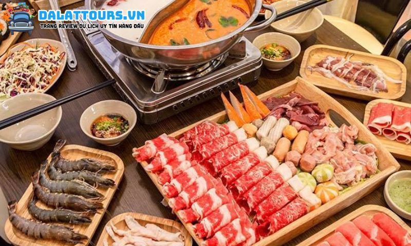 Menu Buffet Hotpot Story đa dạng