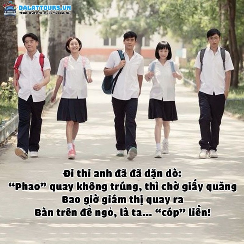 Caption hài hước về học hành