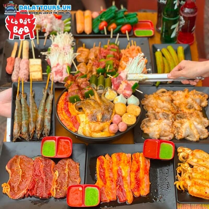 Thưởng thức lẩu nướng tại Lò Đất BBQ 