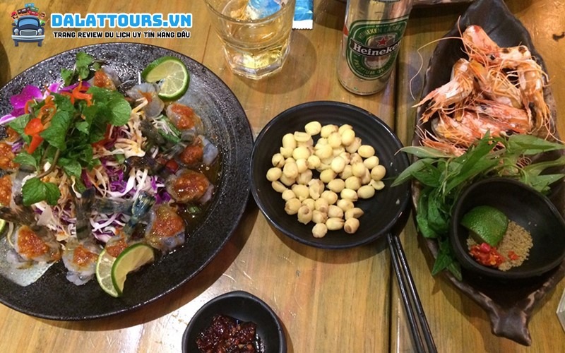 Món nhậu bình dân tại Quán Cột Điện Bistro