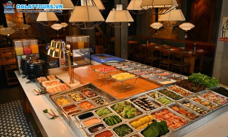 Menu Quán Buffet Nướng Chú Tèo