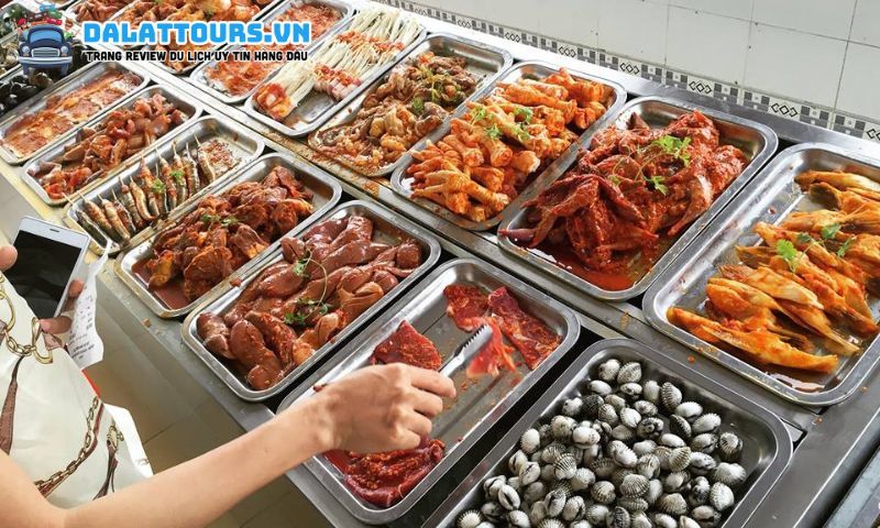 Thực đơn Buffet Joopii phong phú