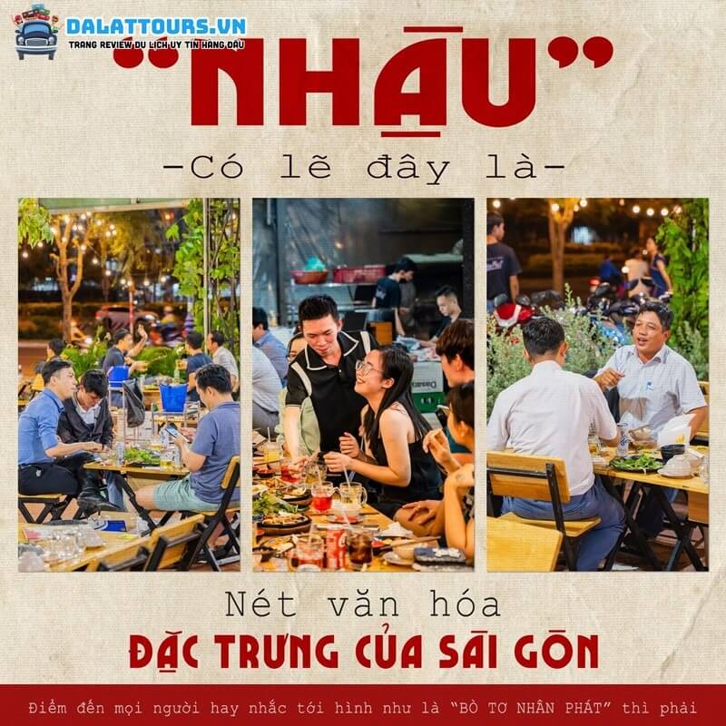 Quán nhậu đặc trưng Sài Gòn