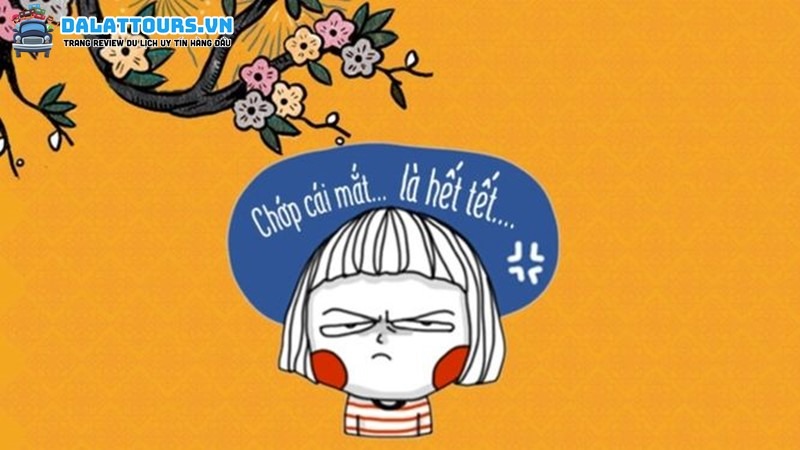 STT tạm biệt Tết