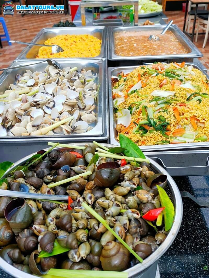 Sky Buffet BBQ đa dạng món ăn