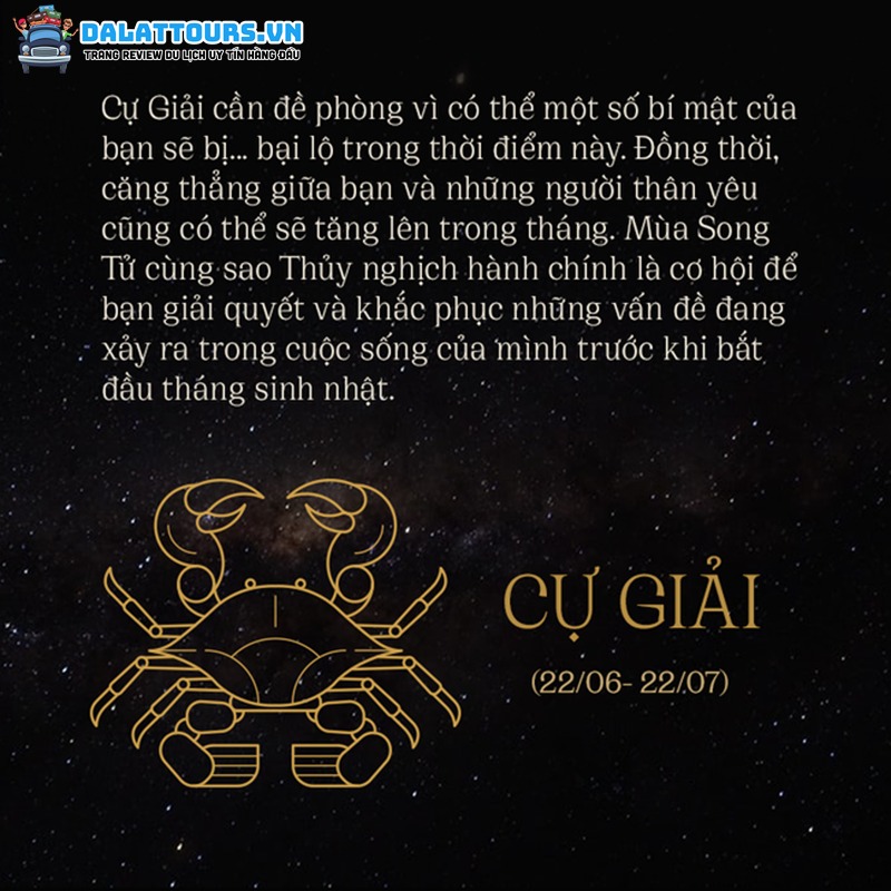 Tính cách cung Cự Giải