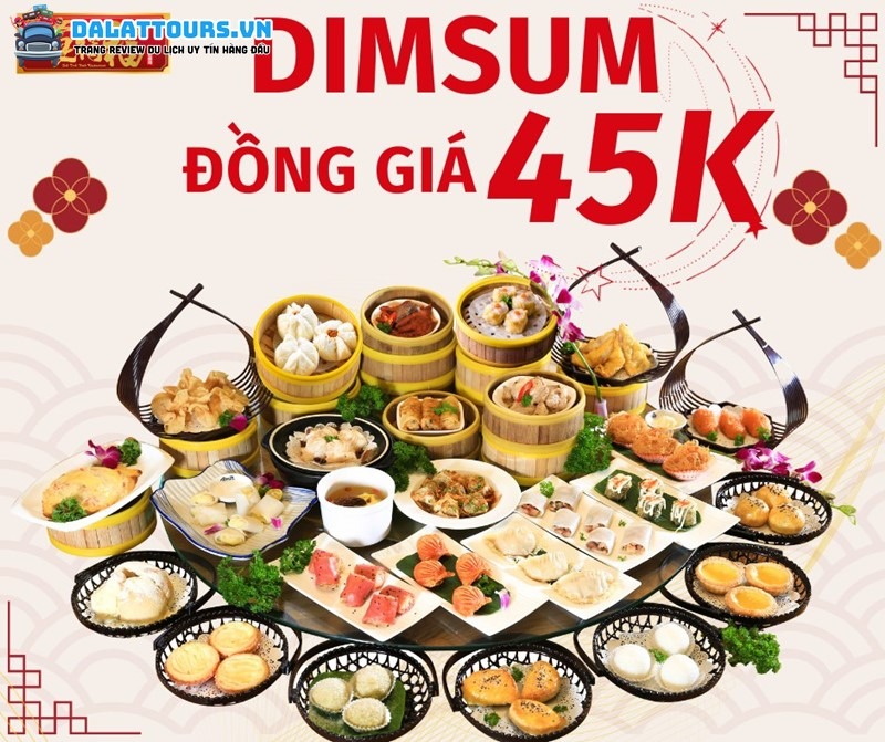 Buffet dimsum tại Sik Dak Fook