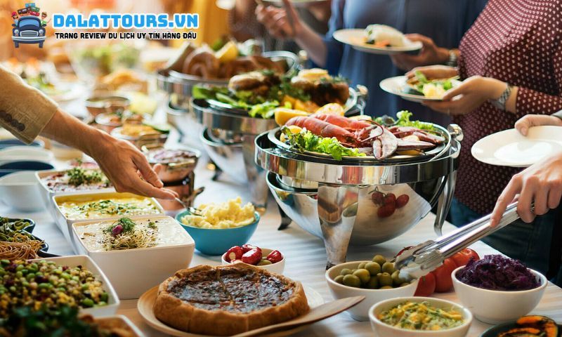 Thực đơn Buffet Tá Lả ngon