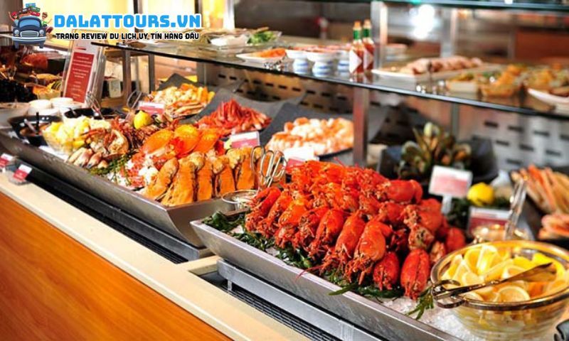 Quán Buffet Sea đa dạng món ăn