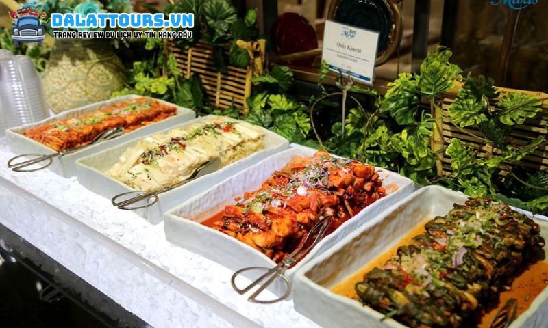 Buffet ngon King BBQ hấp dẫn nhiều món ăn