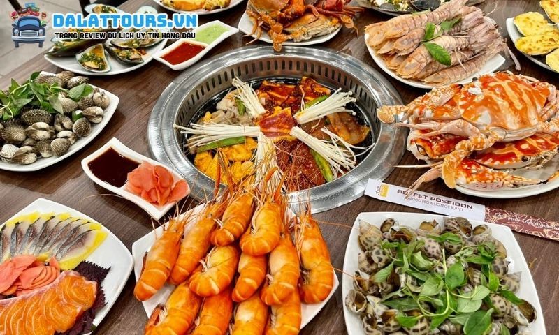 Thực đơn Buffet Taka Bbq đa dạng