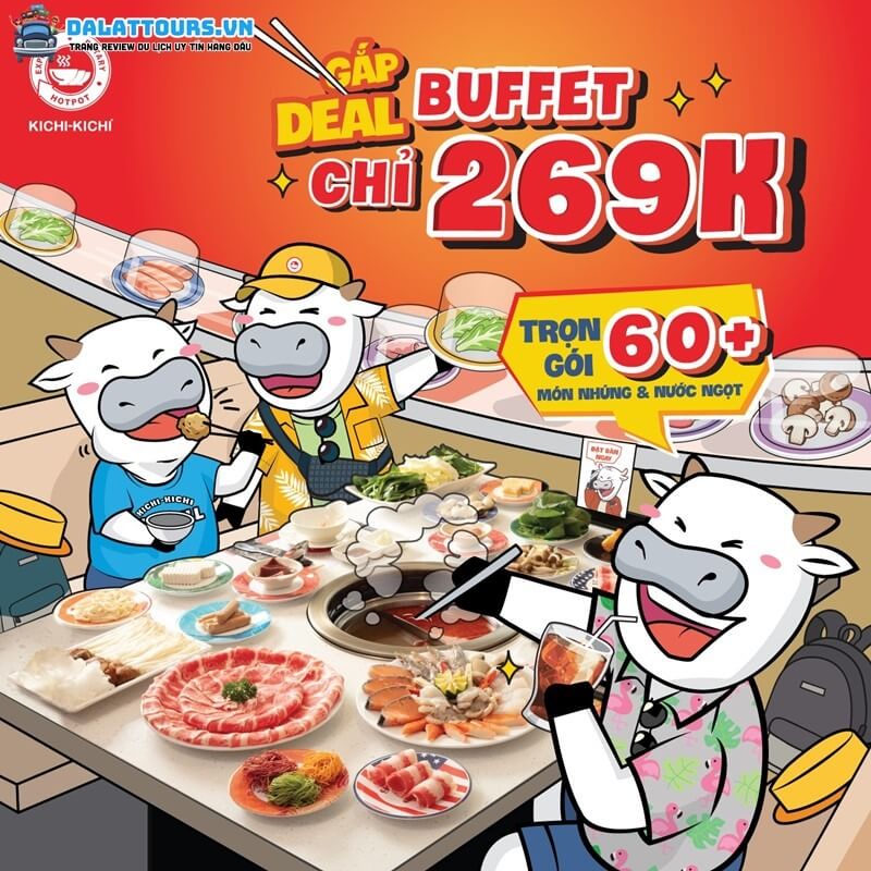 Buffet giá rẻ tại Kichi Kichi 