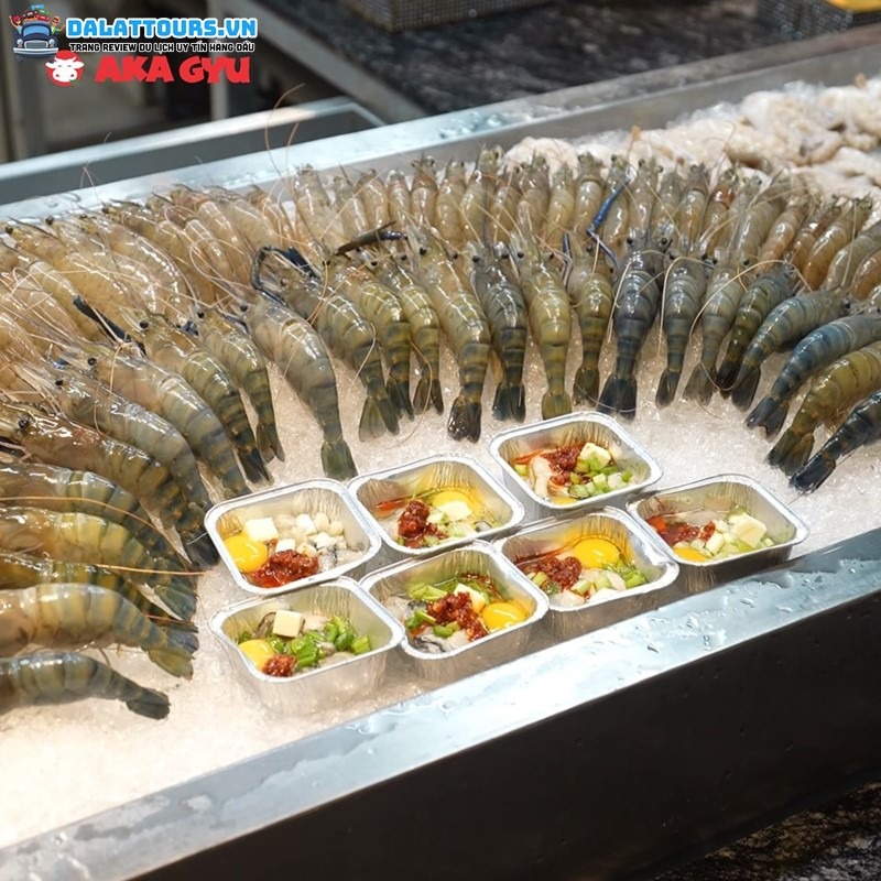 Quán buffet Akagyu hải sản tươi ngon