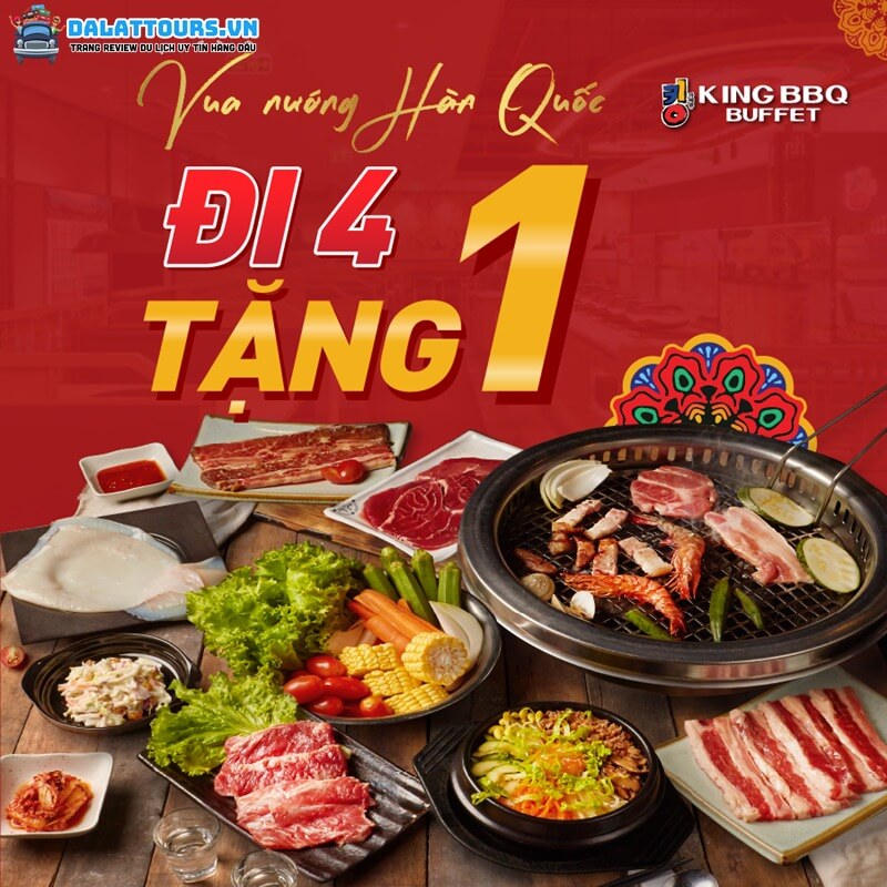 Ưu đãi hấp dẫn tại King BBQ 