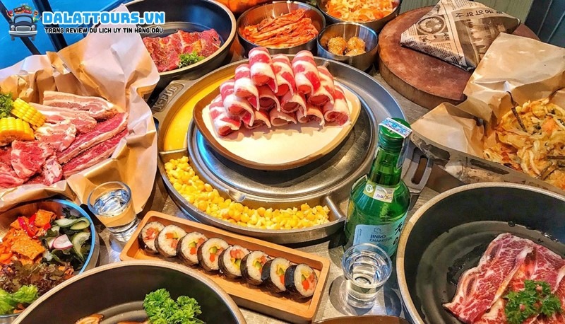 Buffet tự chọn tại Bros BBQ