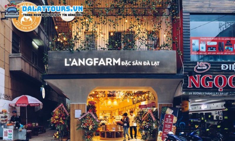 Showroom Trà Atiso L’angfarm Đà Lạt